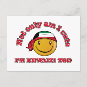 Cartão Postal Designs de bandeira do Kuwait