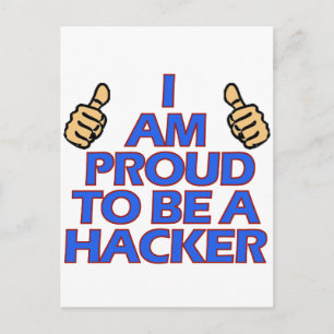 Cartão Postal designs de hackers legal