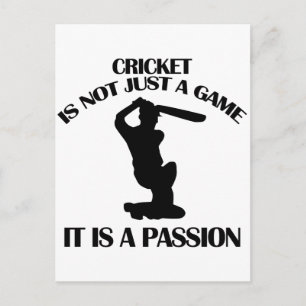 Cartão Postal DESIGNS desportivos CRICKET