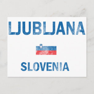 Cartão Postal Designs Ljubljana Eslovênia