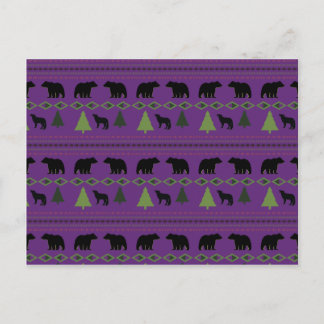 Cartão Postal Designs nativos americanos
