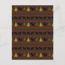 Cartão Postal Designs nativos americanos