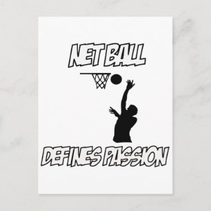 Cartão Postal designs netball