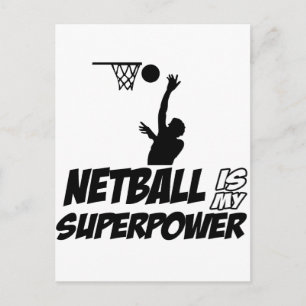 Cartão Postal Designs Netball legal