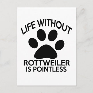 CARTÃO POSTAL DESIGNS ROTTWEILER