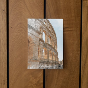 Cartão Postal Deslumbrante Pula Croácia Marca da Cidade Viagem