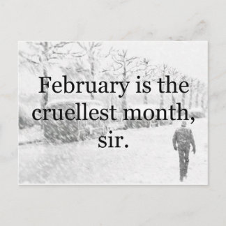 Cartão Postal Desolação Invernal