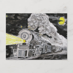 Cartão Postal Despedida Para Vapor