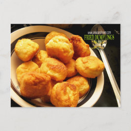 Cartão Postal Despejos Fried Johnny Cake