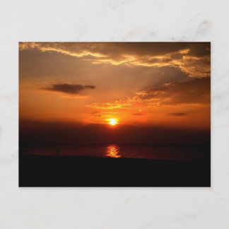 Cartão Postal Despertar alaranjado