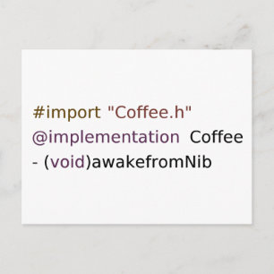 Cartão Postal despertar do Nib