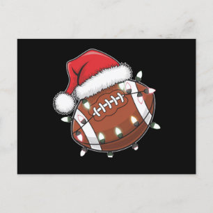 Cartão Postal Desporto de Natal Futebol Americano Fã