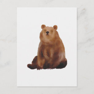 Cartão Postal Dessin nosso brun