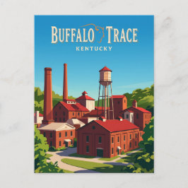 Cartão Postal Destilaria Buffalo Trace EUA
