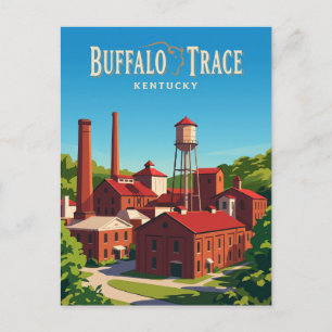 Cartão Postal Destilaria Buffalo Trace EUA