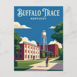 Cartão Postal Destilaria Buffalo Trace Kentucky
