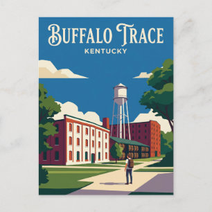 Cartão Postal Destilaria Buffalo Trace Kentucky