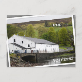 Cartão Postal Destilaria de whisky de Talisker em Skye, Escócia