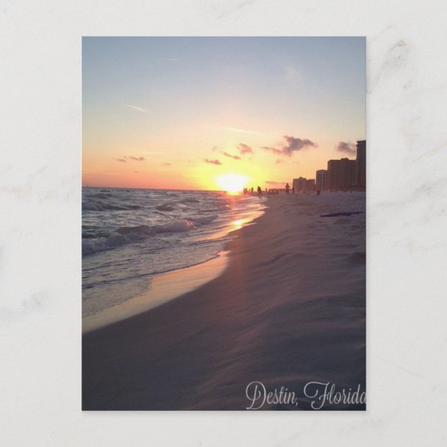 Cartão Postal Destin, Cartão-postal da Flórida (Frente)