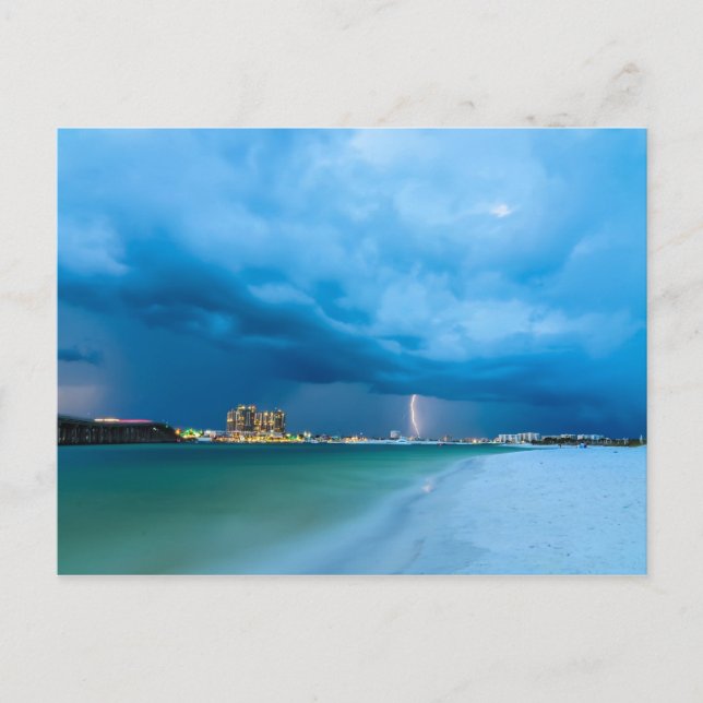 Cartão Postal destin, florida, golfo do méxico (Frente)