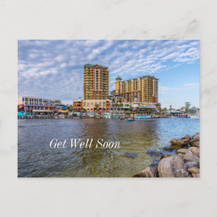 Cartão postal Destin Harbor Boardwalk Recupere-se 