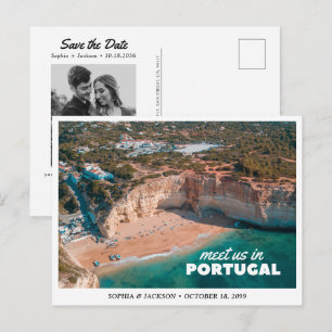 Cartão Postal Destino de Fim de Semana de Casamento em Portugal