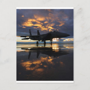 Cartão Postal Destino dos Pilotos de Aeronaves de Combatente Jet