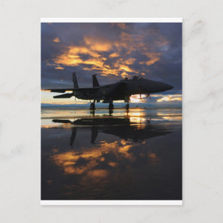 Cartão Postal Destino dos Pilotos de Aeronaves de Combatente Jet