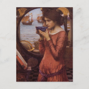 Cartão Postal Destino - John William Waterhouse - Destino