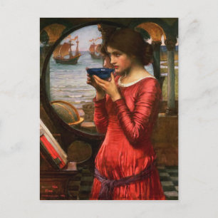 Cartão Postal Destino por John William Waterhouse