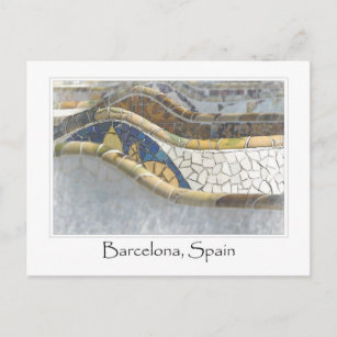 Cartão Postal Destino Turístico da Espanha de Barcelona