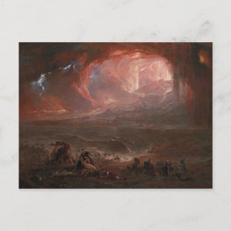 Cartão Postal Destruição de Pompeia e Herculaneum