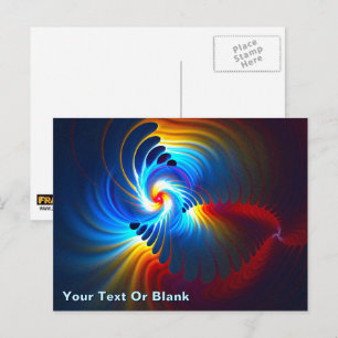 Cartão Postal Desvio para o Azul Gravitacional