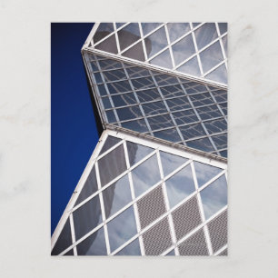 Cartão Postal Detalhe arquitetônico abstrato de Seattle