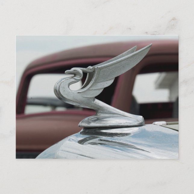 Cartão Postal Detalhe Automático da Vintage (Frente)