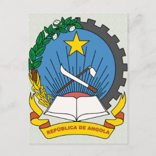 Cartão Postal Detalhe da Casaco de Armas de Angola