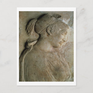 Cartão Postal Detalhe da stela de Filis, de Thasos, c.5t