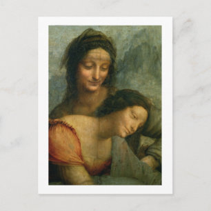 Cartão Postal Detalhe da Virgem e Ruas. Anne da Virgem