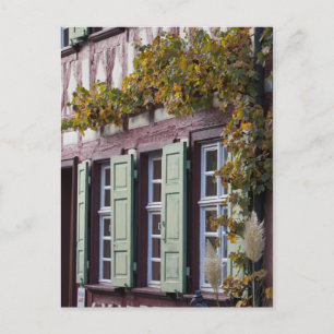 Cartão Postal Detalhe de Casa com Madeira à Vista