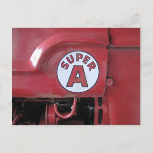 Cartão Postal Detalhe do Super A Trator