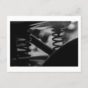 Cartão Postal Detalhes do condutor de motocicleta