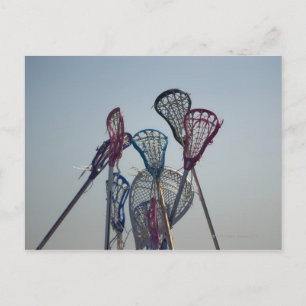 Cartão Postal Detalhes do jogo de Lacrosse
