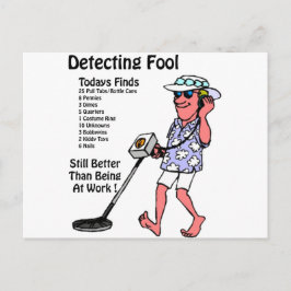 Cartão Postal Detectores de metais