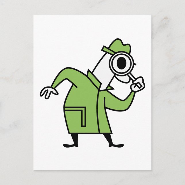 Cartão Postal Detetive (Frente)