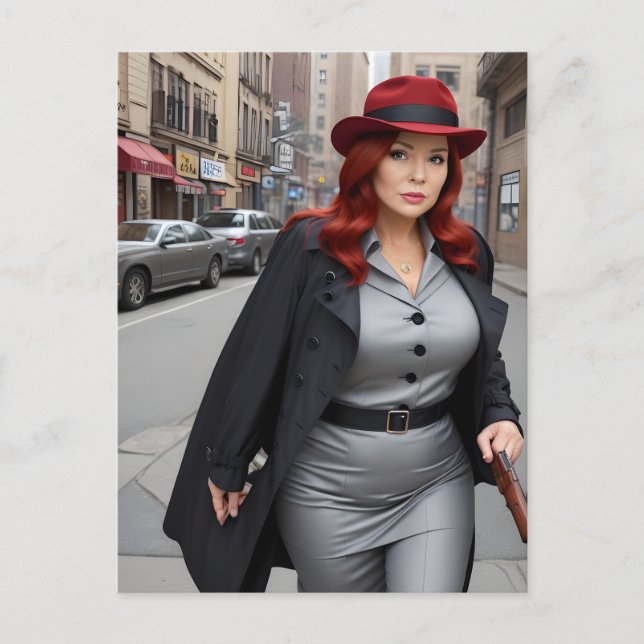 Cartão Postal Detetive (Frente)