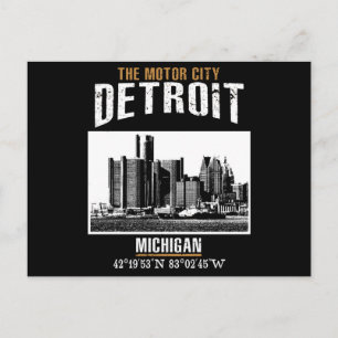 Cartão Postal Detroit