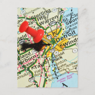 Cartão Postal Detroit