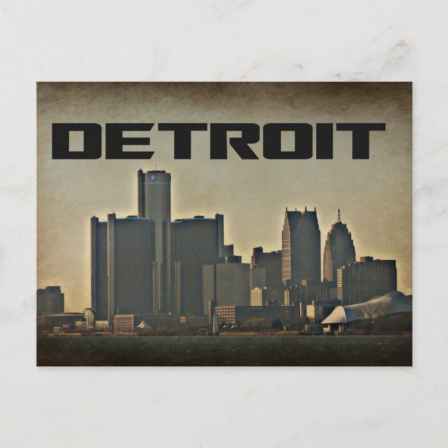 Cartão Postal Detroit (Frente)