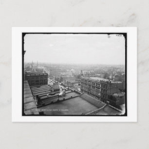 Cartão Postal Detroit da Câmara de Comércio c1900 Vintage