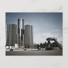 Cartão Postal Detroit do centro